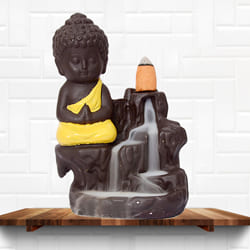 Exclusive Buddha Incense Smoke Burner Polyresin Fountain to Kolkata