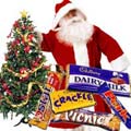 Christmas Tree, Santa N Chocolates to Palai