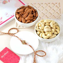 Designer Rakhi & Nut Pack Combo to Rakhi-to-australia.asp