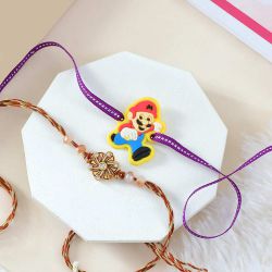 Dual Charm Rakhi Set: Traditional and Mario to Rakhi-to-australia.asp