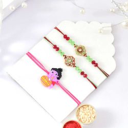 Raksha Bandhan Rakhis with Krishna Charm to Rakhi-to-australia.asp