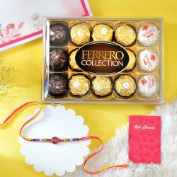 Delightful Rakhi & Chocolate Gift Set to Rakhi-to-australia.asp