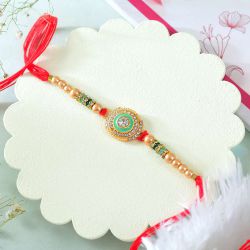 Chic Diamond and Pearl Rakhi to Rakhi-to-australia.asp