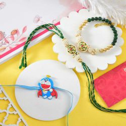 Joyous Rakhi Trio to Rakhi-to-australia.asp