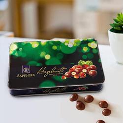 Exquisite Sapphire Hazelnuts Chocolates to India