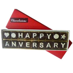 Marvelous Happy Anniversary SMS Chocolates to Marmagao