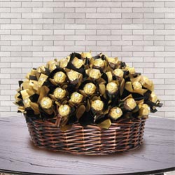 Amazing Basket of Ferrero Rocher Chocolate to India