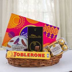 Marvelous Chocos Gift Basket to Rajamundri
