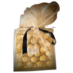 Indulgent Net Wrapped Ferrero Rocher Gift Pack to Kanjikode