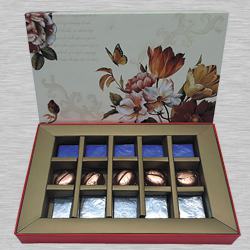 Exclusive Gift Box of Dry Fruit Filled Handmade Chocolates to Tirur
