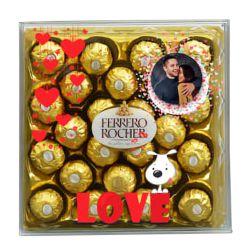 Lovely Customizable Pic  N  Ferrero Box to Cooch Behar