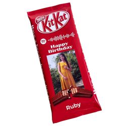 Mind-blowing Musical Personalized Nestle KitKat Bar to India
