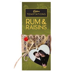 Delicately Personalized Photo Temptation Rum n Raisins Chocolate to Nipani