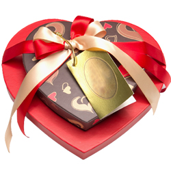 Delightful Heart on Heart Chocolate Box to Andaman and Nicobar Islands