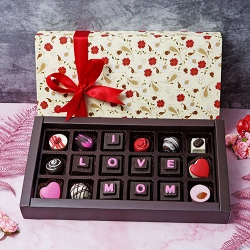 Marvellous 18 piece Chocolate Treat Box of Moms to India
