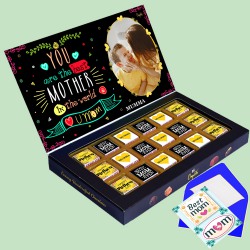 Flavorfully Assorted Chocolates in Personalize Box to Taran Taaran