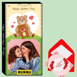 Special Personalized Mom Photo Chocolate to India