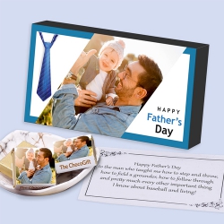 Premium Fathers Day Personalized Chocolate Box to Andaman and Nicobar Islands