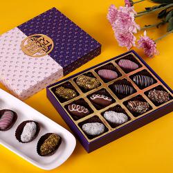 Gourmet Nut Filled Date Chocolates to Kanyakumari