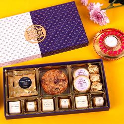 Gourmet Cookie  N  Chocolates Combo to India