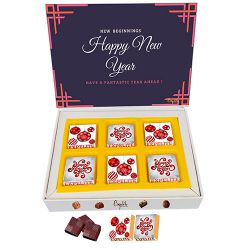 Delectable Assorted New Year Chocolates Box to Kanyakumari