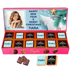 Tantalizing Personalized Festive Chocolates Box to Punalur