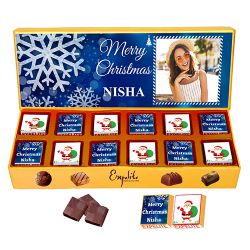 A Customized Christmas Choco Treat Box to Alappuzha