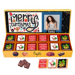 Festive Personalized Christmas Chocolate Gift Box to Palai
