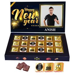 New Years Personalized Chocolates Delight to Perumbavoor