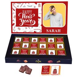 Luxurious Customized New Year Chocolates Box to India