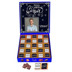 Irresistible New Year Personalized Choco Surprise Box to Palani