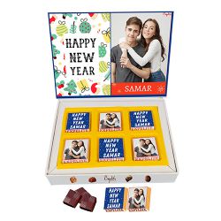 Luscious X Mas Personalize Chocolates Box to Lakshadweep