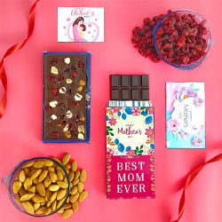Mothers Day Chocolaty Wishes Box to India