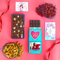Mothers Day Personalize Chocolate Bliss Treat to India