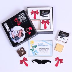 Ultimate Fathers Day Custom Chocolates Treat to India