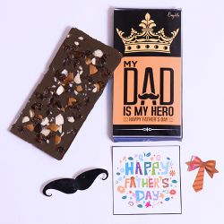 Delicious Flavoured Chocolate Bar for Dad to India