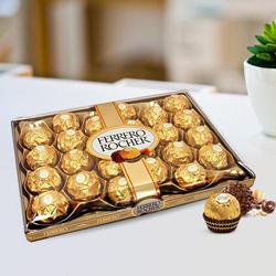 Irresistible 24 pcs Ferrero Rocher Chocolates pack to Alwaye