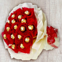 Marvellous Ferrero Rocher Chocolates Bouquet to Ambattur
