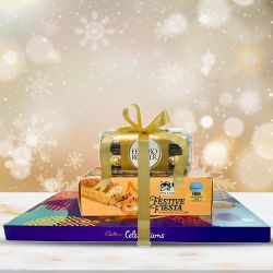 Ultimate Binge Chocolate N Dry Fruit Cake Tower Gift to Palai