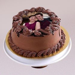 Marvelous Chocolate Flavor Photo Cake to Ambattur