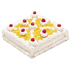 Enticing Eggless Pineapple Cake  to Kanyakumari