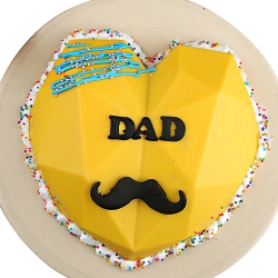 Trendy Moustache Pinata Cake for Dad to Kanjikode