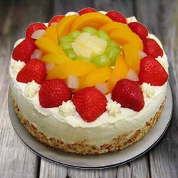 Exquisite Eggless Fresh Fruit Cake to Alwaye