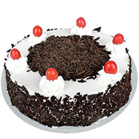 Tasty Black Forest Cake for Birthday to India