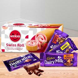 Rich Seasons Greeting Cadbury Chocolate Gift Hamper to India