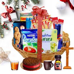 Fancy and Fabulous Christmas Gift Basket to Cooch Behar