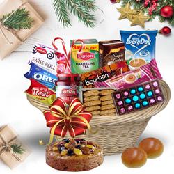 Basketful of Exciting Christmas Bites<br> to Nipani