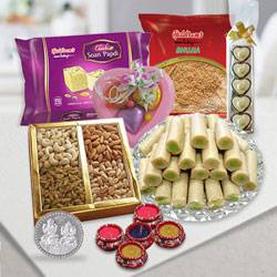 Captivating Diwali Hamper of Gourmet Treasure to World-wide-diwali-sweets.asp