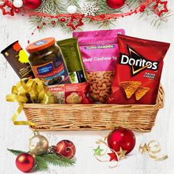 Festive Basket of Gourmet Delicacies to Palai