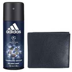Set of Richborn Leather Wallet and Addidas Deo to Lakshadweep